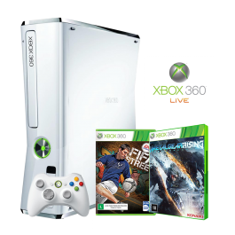 Console Xbox 360 4GB + Jogos + Controle Sem Fio 1 Mês de Live - Loja Rafael_Blumenau - SC